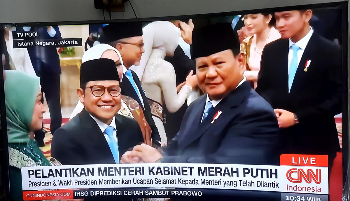 Bismillah 
Niat ingsung berbuat maksimal untuk Indonesia,
Terimakasih Pak Presiden <a href="/prabowo/">Prabowo Subianto</a> atas kepercayaan yang diberikan untuk membantu Pemberdayaan Masyarakat.