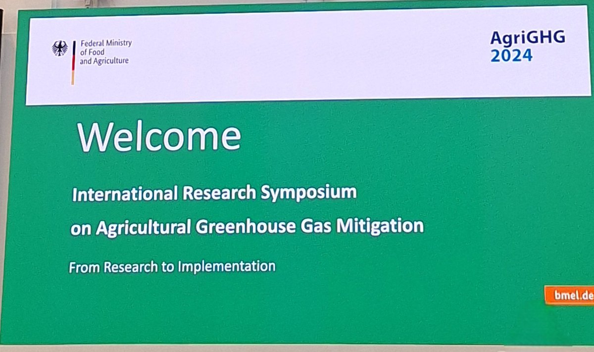 Let's talk about climate and greenhouse gas mitigation #AgriGHG2024 #Berlin #Livestock <a href="/GRA_GHG/">GRA</a> <a href="/EaapLfs/">EAAP LFS Commission</a>