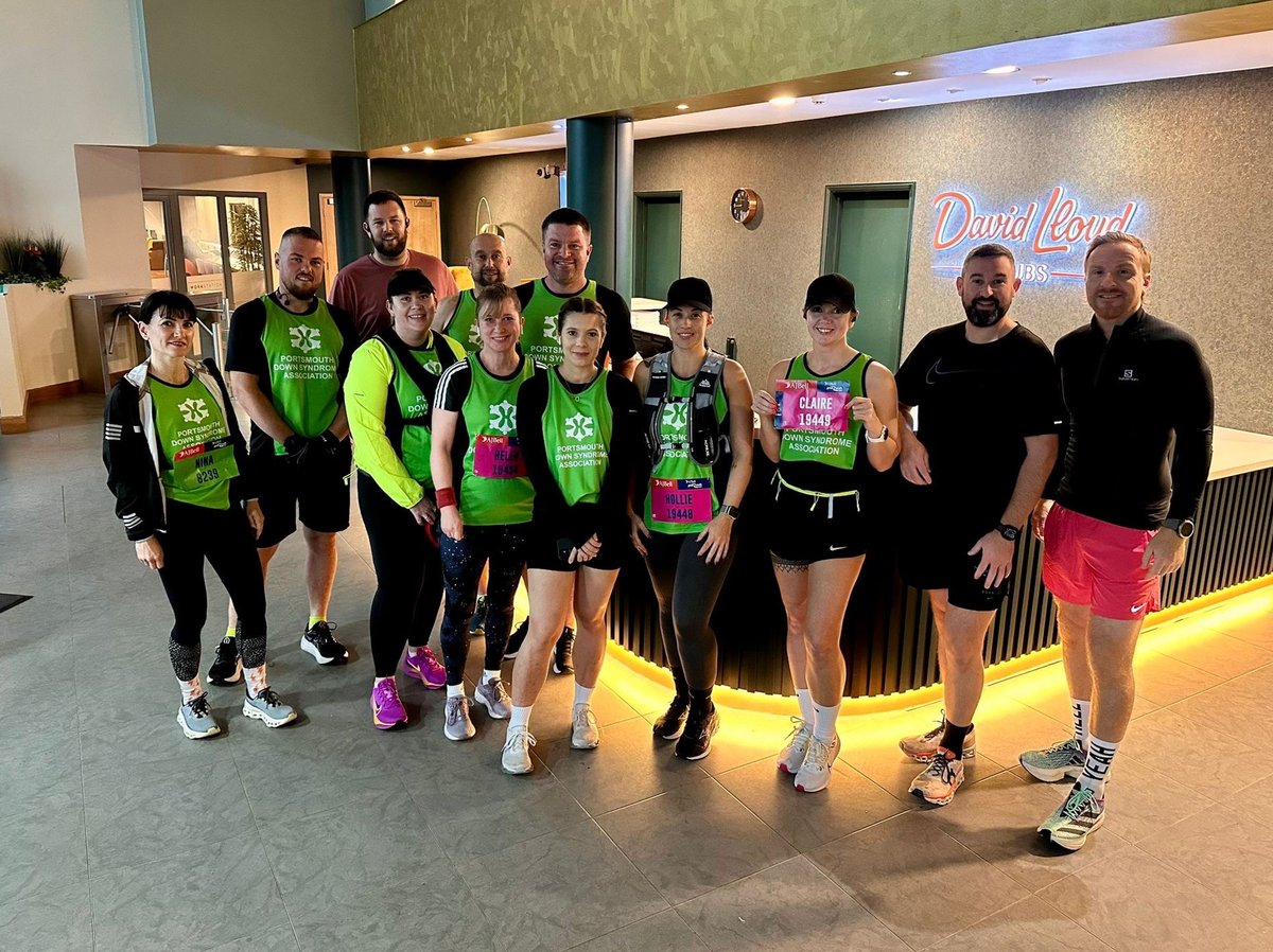 HospitalDirect's tweet photo. Despite the #GreatSouthRun being cancelled due to bad weather, our Southern Manager Dave Bennett &amp; friends braved the elements to complete a 10-mile run for the Portsmouth Down Syndrome Association!🏃‍♂️💪
Congrats to Dave &amp; his team, and a big thanks to everyone who donated! 🙌 https://t.co/U49ZUhJ6QJ