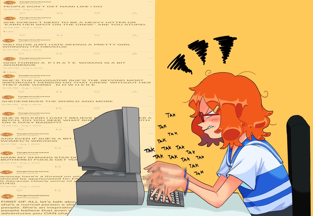 You can’t tell me she wouldn’t be in the TRENCHES for Nami

#ONEPIECEFANLETTER #ONEPIECE