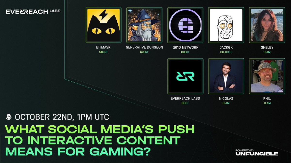 EverreachLabs's tweet image. Social media’s push to interactive gaming is reshaping content creation 🎮

Explore how these platforms are driving next-gen engagement for gamers and creators alike.

🧪 x.com/i/spaces/1zqKV…
📆 22 Oct, 1 PM UTC

Comment &quot;MARA&quot; if you&apos;re ready 🔔
