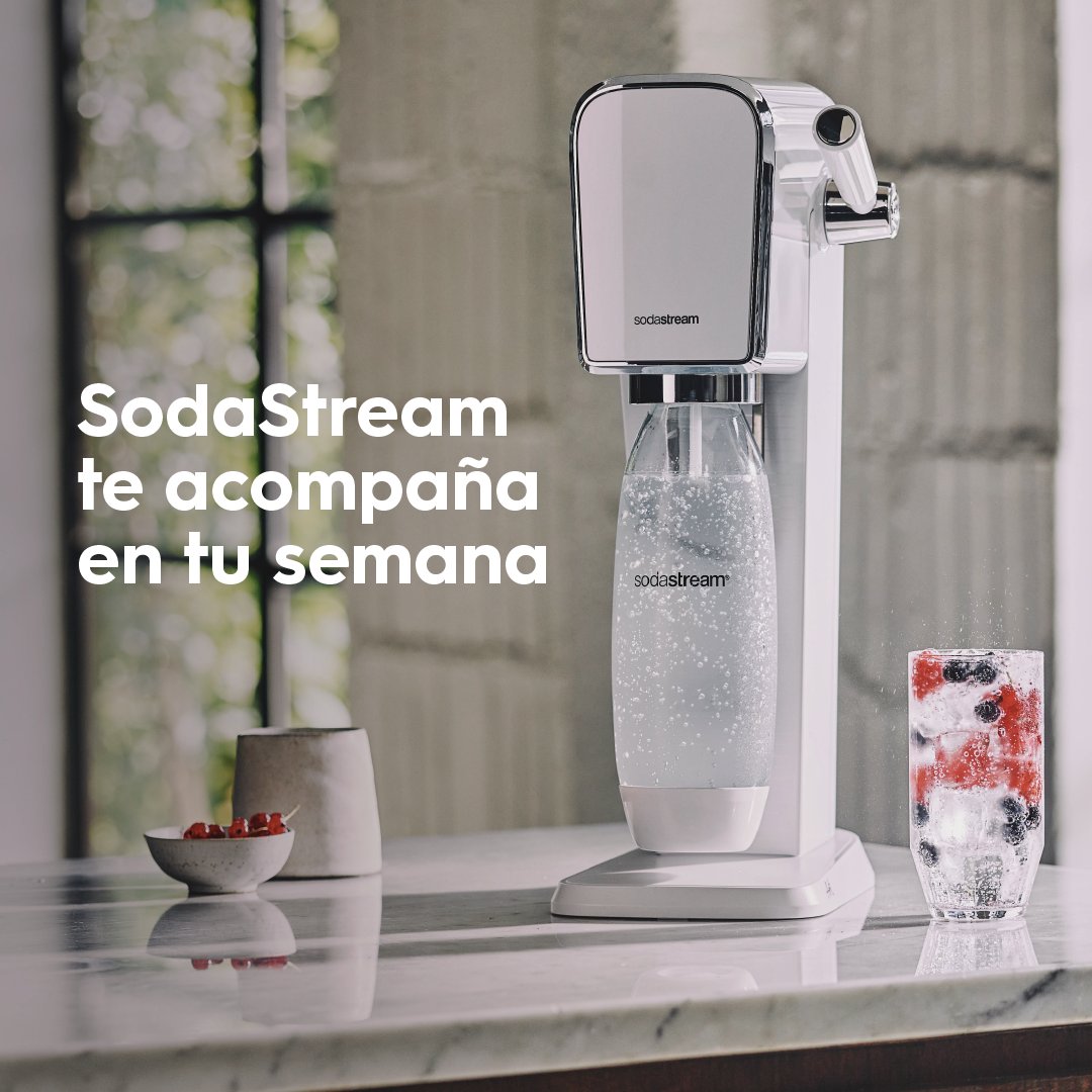 SodaStream_es_'s tweet photo. Todo lo que SodaStream puede darte en una semana. 📅​ #SodaStream #AguaConGas #Pepsi #7UP #Mirinda https://t.co/xBjzgfo9yK
