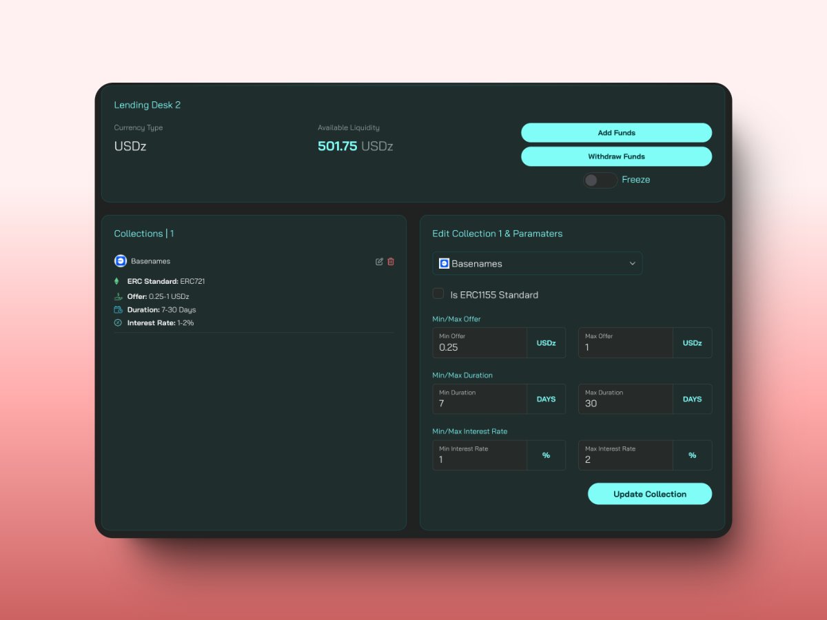 MagnifyCash's tweet photo. Exciting news! Magnify Cash is launching a community campaign using @base's Basenames and USDz from @AnzenFinance! 💰

We’re seeding 500 USDz in a lending desk to allow micro-loans starting from just $1 for @basenameapp holders.

Leverage your on-chain assets at https://t.co/DyFWKmxsk3