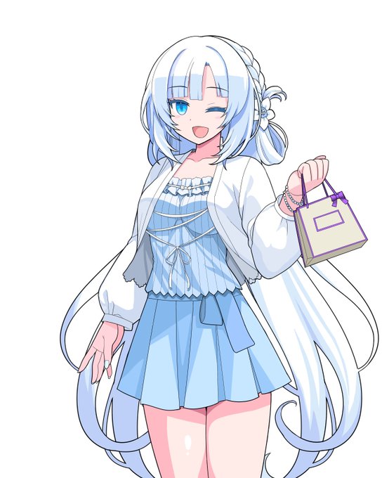 雪さんの立ち絵に二周年衣装を着せるぞい
腕差分を適度に用意したら公開じゃ 