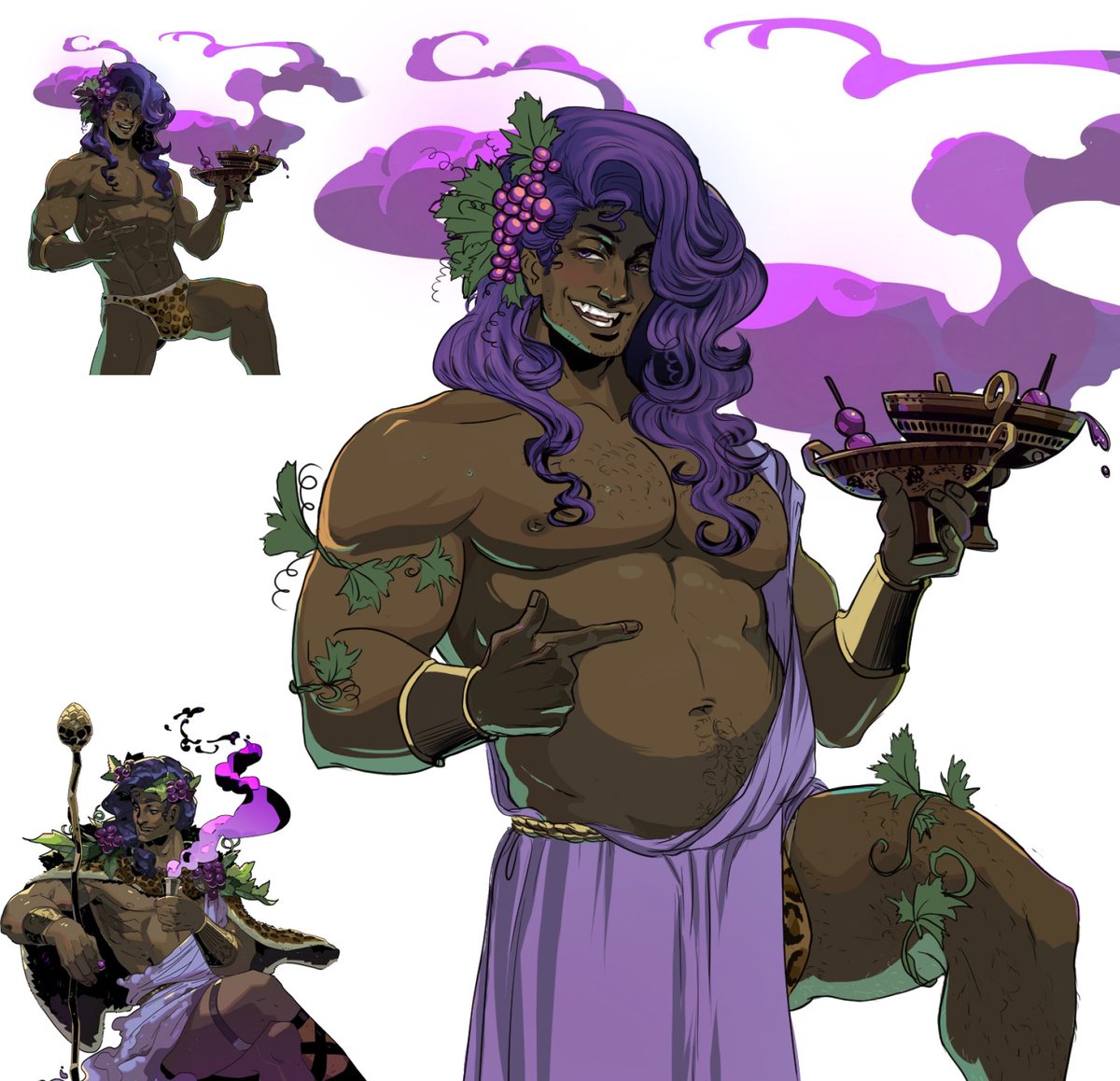 melaniteart's tweet photo. Missed opportunity with Dionysus imo. #Hades2 #Dionysus (Drawn over OG art) https://t.co/i0pyz9uyTY