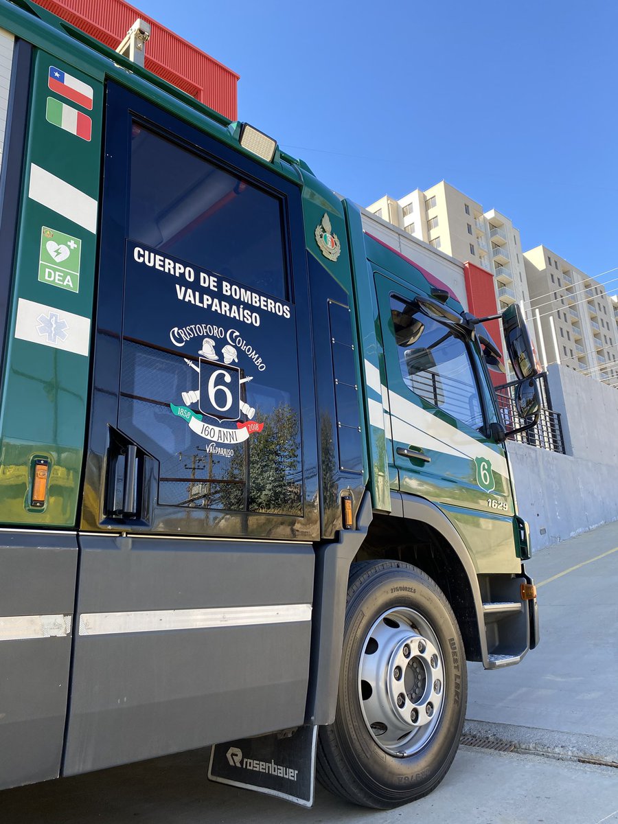 Buongiorno Valparaíso!
Desde Placilla de Peñuelas cubriendo guardia preventiva para sector de Curauma con nuestra APS 61 “Autopompa Hernán Nocetti”, damos inicio a una nueva semana de servicio
<a href="/ItalyinChile/">Italy in Chile</a> 
👉🏻 sesta.cl
#CBV1851 #vivereALLitaliana #SestaCBV #Valpo