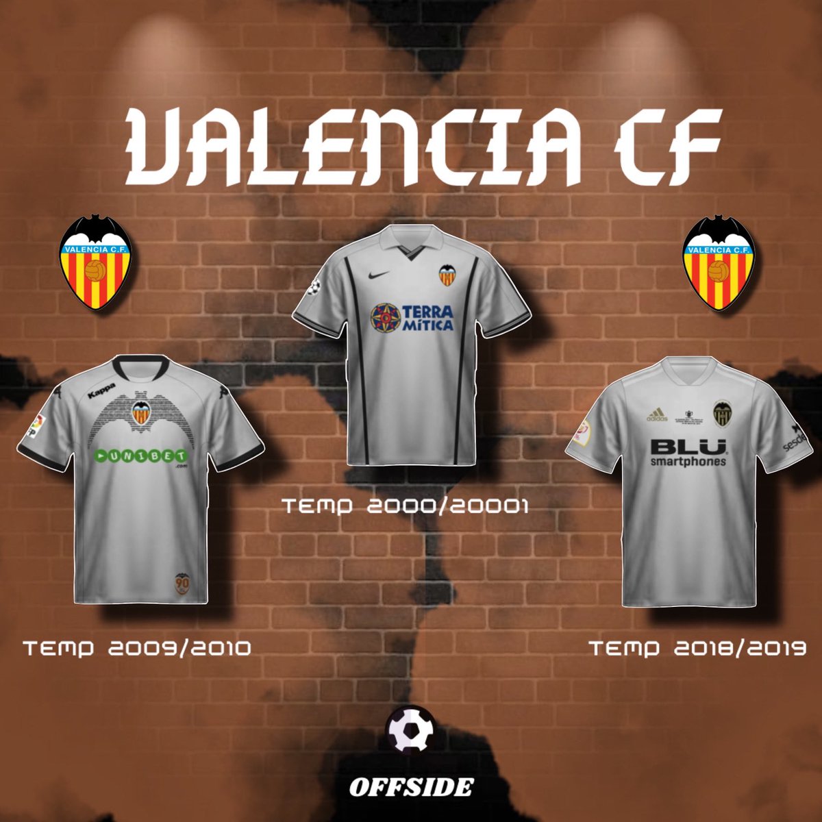 🚨🎁SORTEO🎁🚨

Participa y consigue totalmente GRATIS una camiseta RETRO del Valencia CF entre estas tres‼️

⚠️Requisitos:
-Dar RT
-Seguir a @OFFSIDEoff_ y a mí 
-Mencionar a un amigo

Ganador lunes 28 de octubre🥇
Mucha suerte a todos 🍀