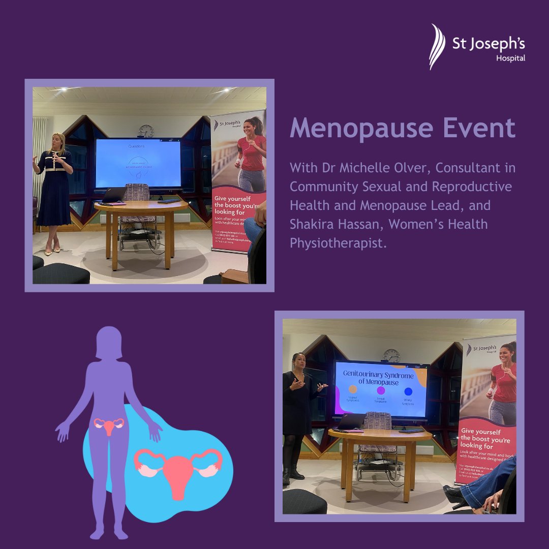 Last week, we hosted a successful Menopause event for World Menopause Day, featuring two presentations and a lively Q&amp;A session. Thanks to Dr Olver and Shakira for their time and for educating and supporting women. 🩷