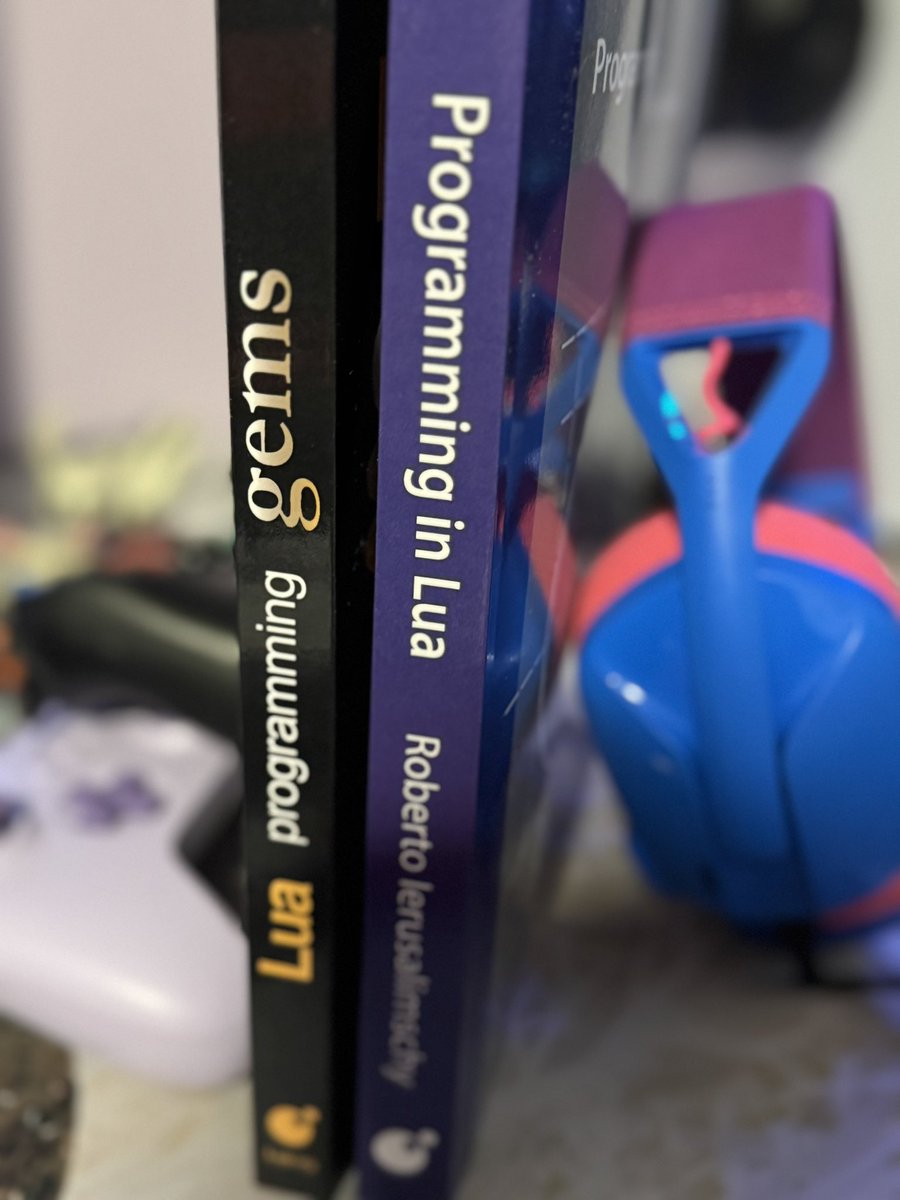 What kind of monster prints their title upside down on the book’s spine? I just got Lua Programming Gems in, and I hate this.