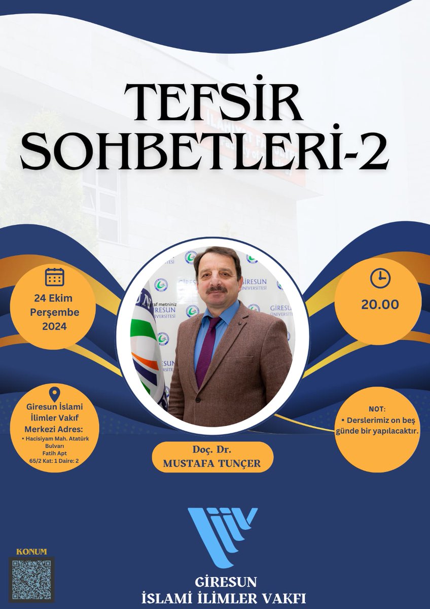Giresun İslami İlimler Vakfı (@iiv_vakif) on Twitter photo 