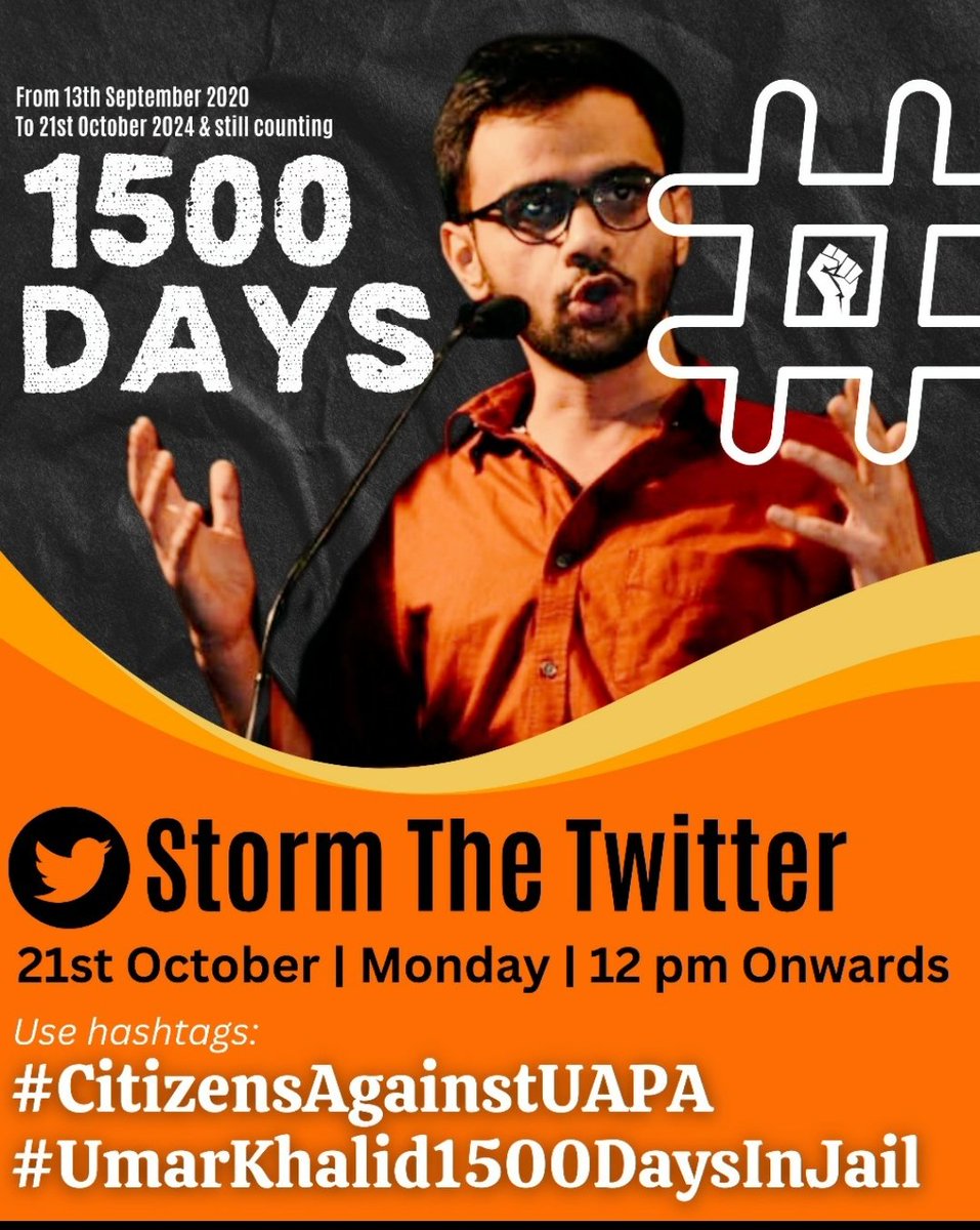 AbdulmunafP's tweet photo. On the #dayofjudgment,when
everyone will be gathered, the account of this '#oppression' will have to be given.
'#UAPA' Bill has been brought only to hurt Muslims!!
#umarkhalid family is waiting for his release.
#CitizensAgainstUAPA
#umarkhalid1500daysinjail https://t.co/hJB0vGn94L