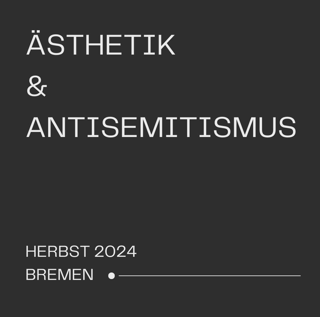 JuFoDIGBremen's tweet photo. ÄSTHETIK &amp; ANTISEMITISMUS
Eine Veranstaltungsreihe von Galerie K’ &amp; JuFo HB, in Kooperation mit Gerhard-Marcks-Haus Bremen, City46, @rli_bremen , @BoellBremen, gefördert von @AmadeuAntonio &amp; Partnerschaft für Demokratie Bremen https://t.co/XqsysXCVv2