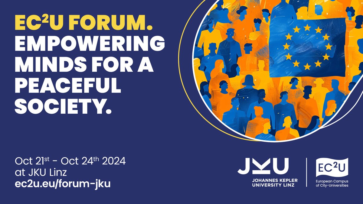 Turun yliopisto - University of Turku (@uniturku) on Twitter photo The <a href="/EC2U_Alliance/">EC2U Alliance of European Universities</a> Forum "Empowering Minds for a Peaceful Society" is kicking off in the beautiful <a href="/StadtLinz/">Stadt Linz</a> & <a href="/jkulinz/">JKU - Johannes Kepler Universität Linz</a>! ✨ If you can't be there in person, you can stream the public sessions online. Visit: ec2u.eu/news/ec2u-foru… for more info! The <a href="/EC2U_Alliance/">EC2U Alliance of European Universities</a> Forum "Empowering Minds for a Peaceful Society" is kicking off in the beautiful <a href="/StadtLinz/">Stadt Linz</a> & <a href="/jkulinz/">JKU - Johannes Kepler Universität Linz</a>! ✨ If you can't be there in person, you can stream the public sessions online. Visit: ec2u.eu/news/ec2u-foru… for more info!