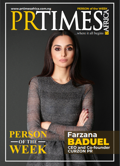 CurzonPR's tweet photo. Delighted to see our CEO, @FarzanaBaduel, celebrated as PR Times Africa's Person of the Week! 🎉
Thank you, @prtimesafrica, for this wonderful recognition!
#PRTimesAfrica #PersonOfTheWeek https://t.co/7iH0tbI5aZ
