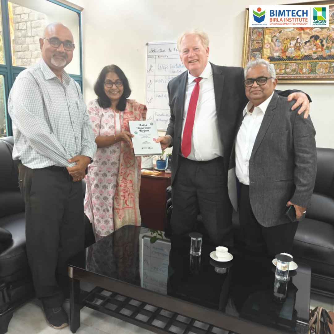 BIMTECHNoida's tweet photo. We were honoured to host Mr. Jim Jones, CPCU, Executive Director of the Katie School of Insurance and Risk Management at Illinois State University, on October 18th, 2024.
Full post - https://t.co/F5cKeUkGRe
#BIMTECH #InsuranceEducation #GlobalCollaboration #CPCU https://t.co/N7RzKzmUC5