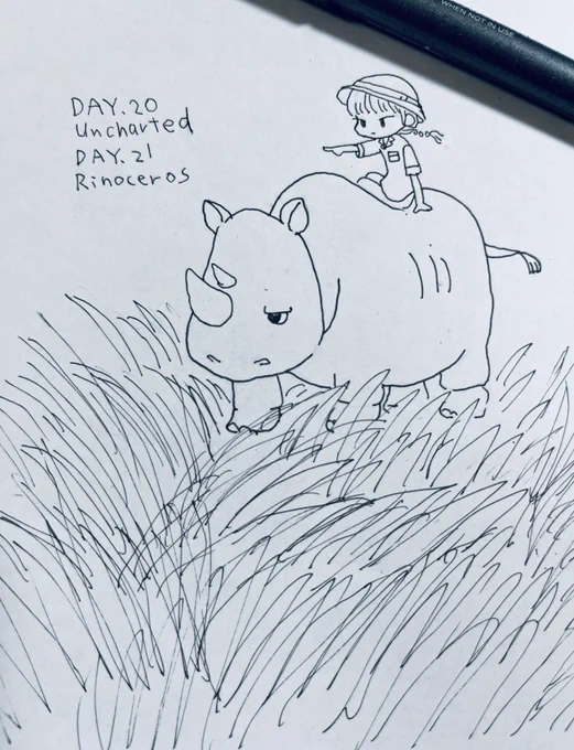 #inktober #inktober2024
2日分まとめて 