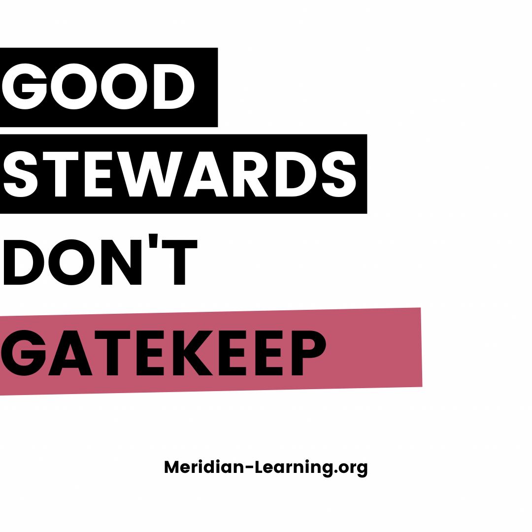 JoinMeridian's tweet photo. A lot of gatekeeping happens in the field of education. Institutions hold power to decide who's in, who's out, the price of admission and participation. 1/2 https://t.co/rtoPqgHbZH
