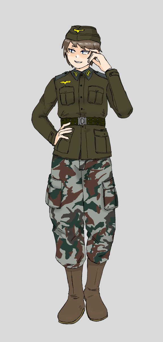 「鬼火サン概念ジオン兵はわりとお気に入り。 」|矢舷陸宏＠Skeb募集のイラスト