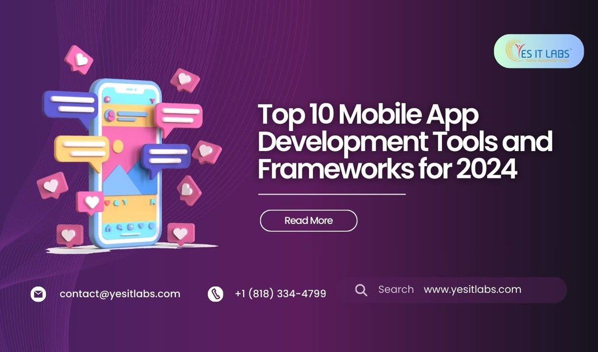 IsleyAva01's tweet image. Top Mobile App Development Frameworks for 2024
Read More: sites.google.com/view/yesitlabs…
#mobileappdevelopmentframeworks #iOSappdevelopment #webappsdevelopment #2Dgamesandinteractiveapps #crossplatformapplications #mobileappdevelopmentservices