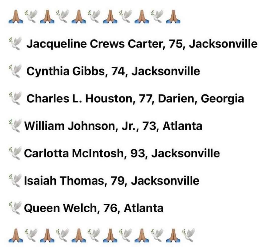 My heart is even heavier this morning. All of those who perished were elders. Our Gullah Families, are love is with you. 

nytimes.com/2024/10/20/us/…