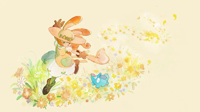 【MelodiousGarden】Xアカウント:[ ] アートワークを担当させて頂いたMVが公開されました!絵本のミュージカルをコンセプトにした明るく温かみのある音楽と動画になっております 