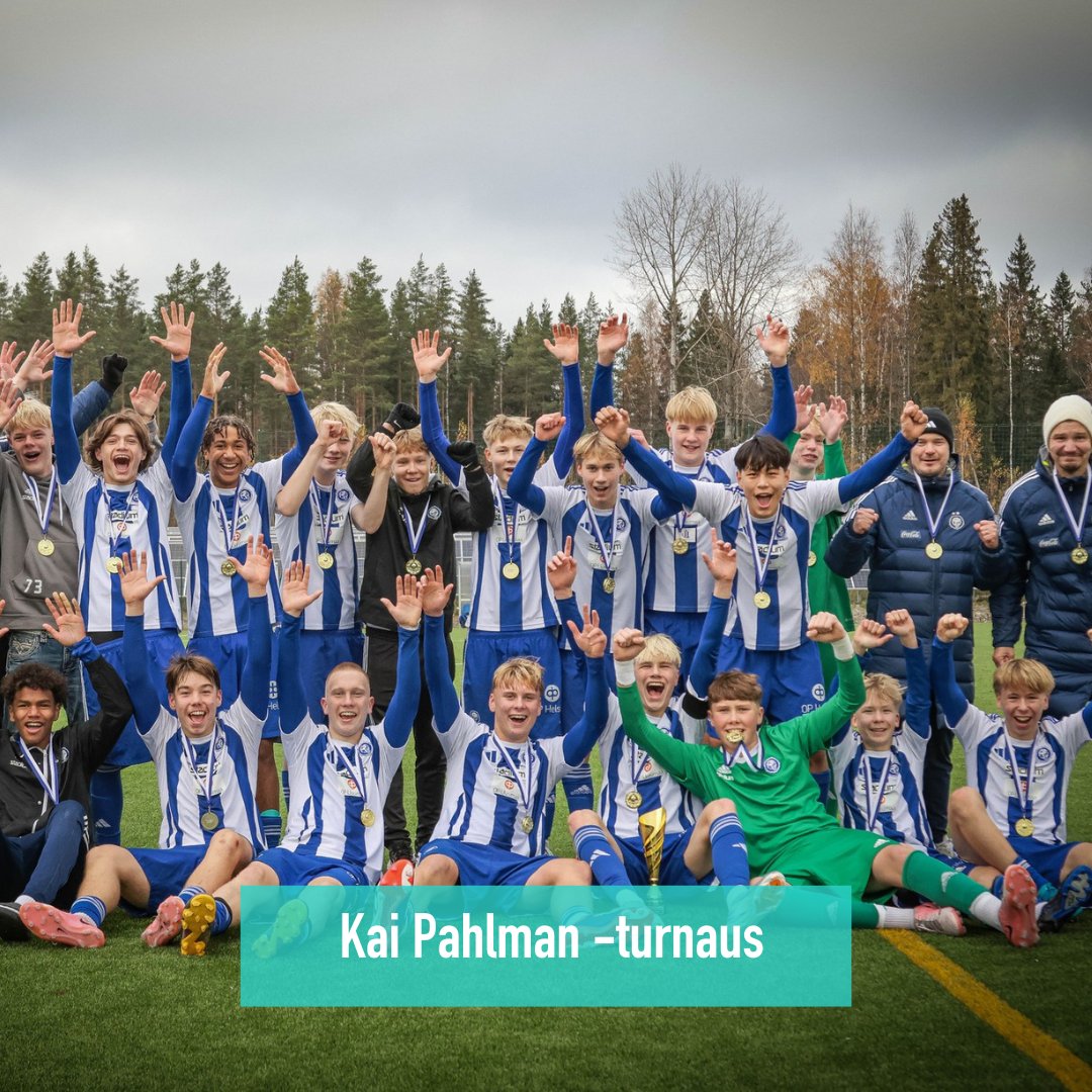 Eerikkila's tweet photo. Paljon onnea P15 SM-lopputurnauksen voitosta HJK! 
Turnauksen toiseksi pelasi FC Inter ja kolmanneksi PKKU.

Turnauksen tilastoihin voi tutustua Palloliiton tulospalvelussa. @Palloliitto 

📸 Kalevi Hämäläinen https://t.co/0AdyiIdlts