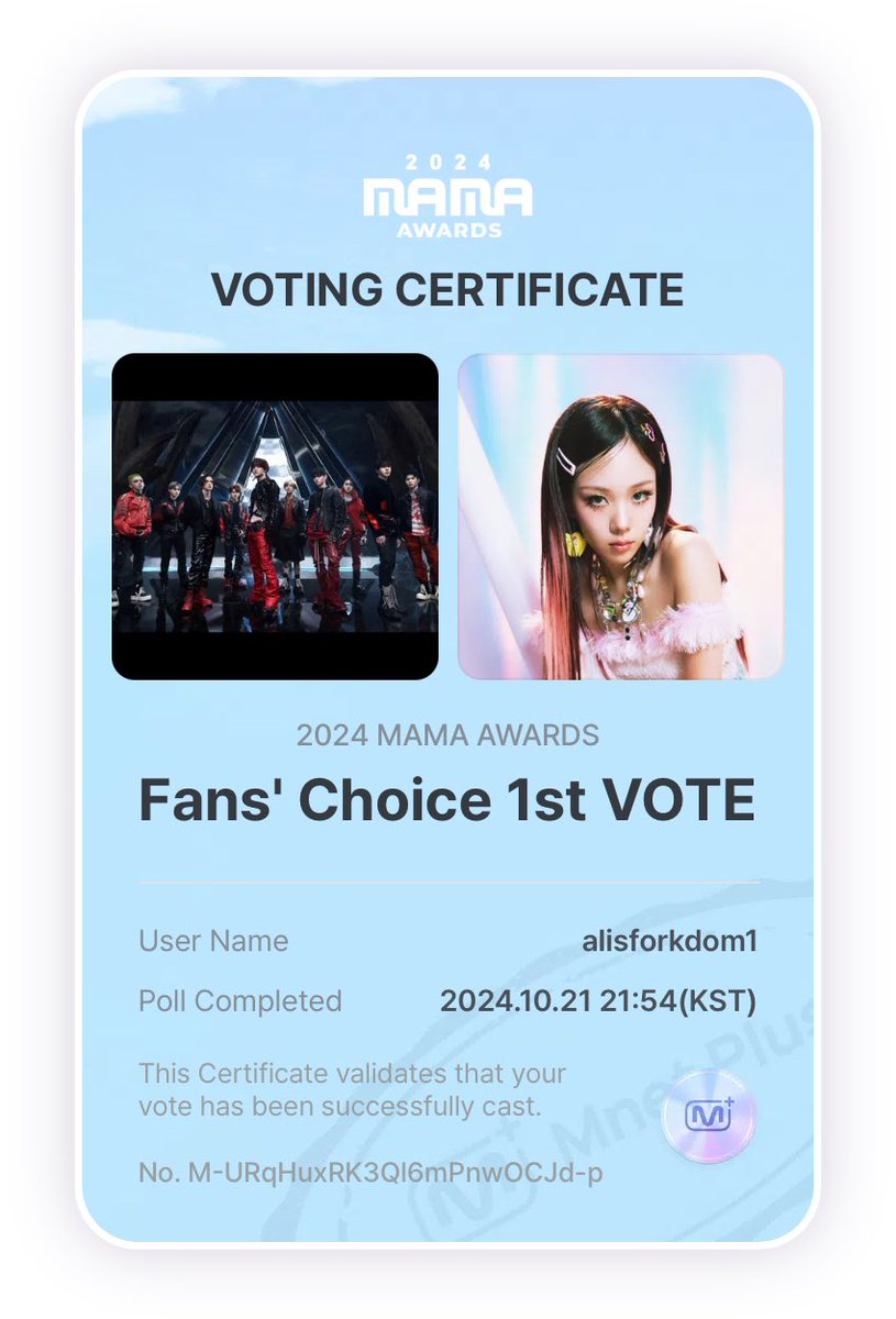 82OVE's tweet photo. #2024MAMAAWARDS #MnetPlus #FansChoice https://t.co/bjxILa5Nlx