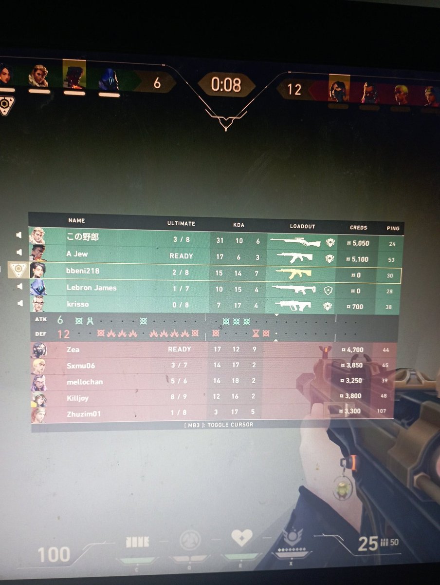 BaratBenedek's tweet photo. @VALORANT pls ban these guys!
They just ruin our game they didnt defuse multiple times they killed us when we wanted to defuse or play. This is what ruins the gameing experience for me🤬🤬 https://t.co/kw77UsgTSb