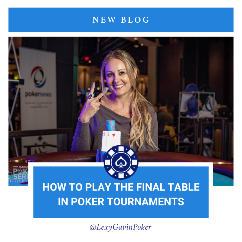 LexyGavinPoker's tweet photo. Made it to the final table? Now itβs time to lock in and crush it! π₯
Think strategy over ego, always! ππΌ
#pokertips #pokerlife #pokerblog #pokerstrategy #pokercoach #poker #pokertournament
