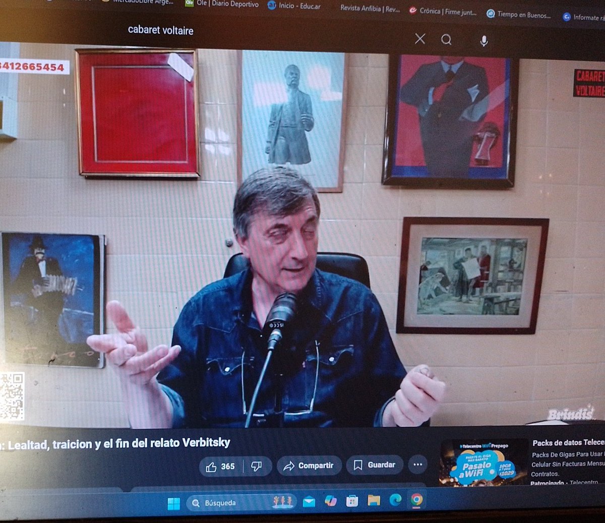 Y lo fué nomás. Programón,que se mira toda la semana.