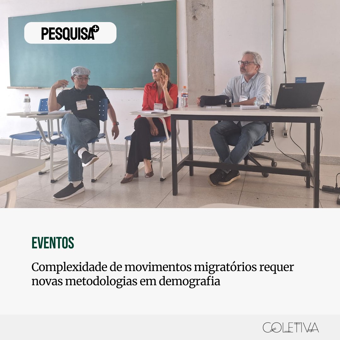 Os desafios que a dinâmica demográfica impõe às políticas públicas foi tema do XXIII Encontro Nacional de Estudos Populacionais realizado pela @abep19760, na Universidade de Brasília (UNB), com participação de Wilson Fusco (Fundaj).

📲Saiba como foi em abrir.link/enMik