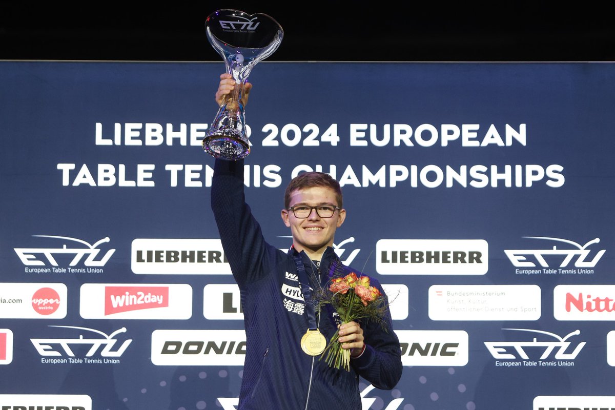 AlexisLebrun15's tweet photo. CHAMPIONS D'EUROPE ! 🏆🏆🇪🇺

📸 ETTU / FFTT

#TeamLebrun https://t.co/KMBVVpW1ih