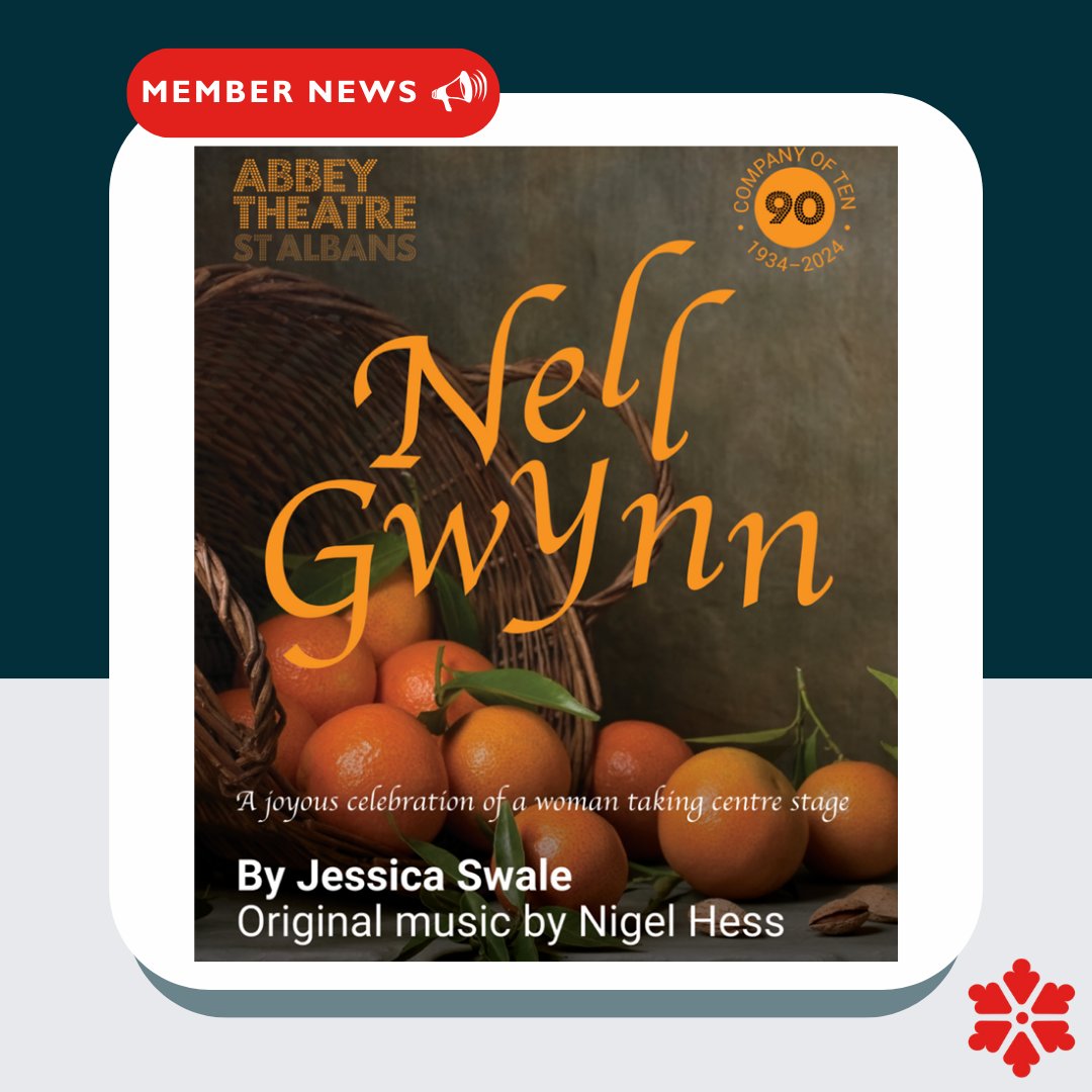Celebrate the 90th anniversary of the Company of Ten with their production of Nell Gwynn at the Abbey Theatre - St Albans from 8th -16th November. 

This joyful comedy explores Nell’s rise to stardom on the stage and her love of the King.

🎟️ Tickets here: tickettailor.com/events/hertsdo…