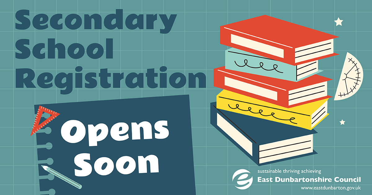 Parents/carers of young people due to transfer from Primary 7 to Secondary school in August 2025 please note that the registration period opens on 1 Nov &amp; runs until 30 Nov 2024. You should register online for your catchment school during this period. Link in comment.

1/2