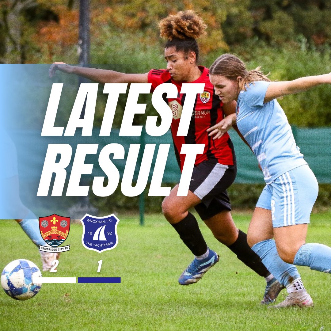 cambscitygirls's tweet photo. Yesterday saw us pick up our first ➕3️⃣ of the league season! 

Two quick fire goals from Faith Harrison saw us climb from 1-0 down to 2-1 up in the space of minutes! 

@adidas @adidasfootball @ProD_Soccer @FWDIP @ERWFLe @cambsgwleague @BBCCambsSport @BBCCambs https://t.co/b3qCfs0iIg