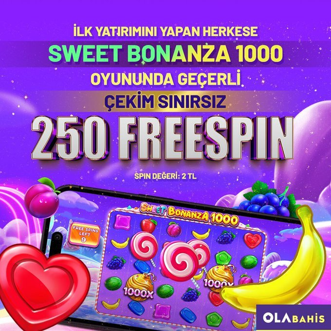 #Olabahis'te MyPayz ile Yatırım

💸Her Yatırıma 250 2₺ Freespin Bonusu !

🎁100₺ Deneme Bonusu

✅Üyelik için:t2m.io/olafb

#borsa Penaltı #bist100 Samsunspor Osimhen Mourinho Emre Kılınç #SAMvFB Oğuz Aydın Fenerbahçe