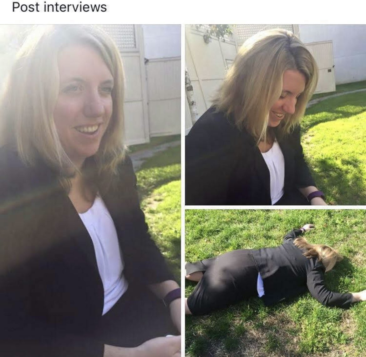 9 years ago today, I did my last AALS first-round interview, and my then-roommate captured this accurate memorialization of the time