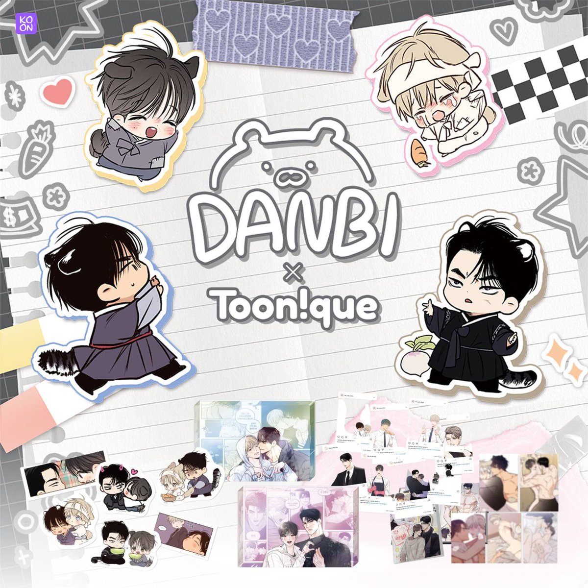 koonbooks's tweet photo. No Love Zone & Gig of the Day Pop-Up Merch
🍓 Stickers, Acrylic Blocks, Postcards, Clear Photocards
🛒 Shop Now 👉 https://t.co/SEJgjuWorI
✈ International Shipping
#nolovezone #gigoftheday #dailyparttimejob #eunkyum #jihyuk #danbi #연애제한구역 #일간알바 #manhwa #yaoi #bl https://t.co/tMPZmEr6KI