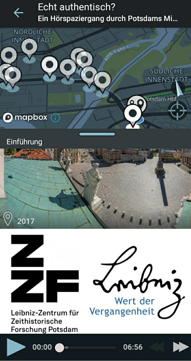 Leibniz-Forschungsverbund "Wert der Vergangenheit" (@leibniz_values) on Twitter photo Unser Audiowalk "echt authentisch?" ist nun in der PotsdamHistory-App des Potsdam-Museums verfügbar. Vielen Dank für die Unterstützung auch an <a href="/_audiokombinat_/">Kollektivstattvereinzelt</a>!
Für Ihre nächste Reise nach Potsdam 👇😉
potsdam-museum.de/potsdamhistory… Unser Audiowalk "echt authentisch?" ist nun in der PotsdamHistory-App des Potsdam-Museums verfügbar. Vielen Dank für die Unterstützung auch an <a href="/_audiokombinat_/">Kollektivstattvereinzelt</a>!
Für Ihre nächste Reise nach Potsdam 👇😉
potsdam-museum.de/potsdamhistory…