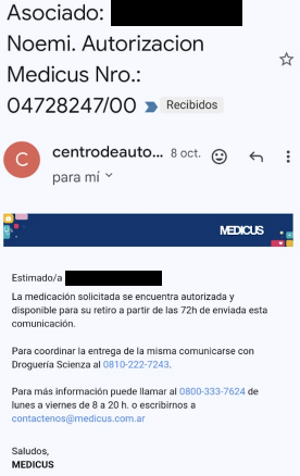 nosoyandreaarg's tweet photo. Desde el 8/10 que desde @medicus_sa dice que en 72 horas entrega la mediación y no es así! Nuevamente incumpliendo con el tratamiento de mi mamá. https://t.co/x1nTEzatxR