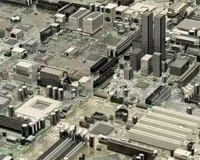 engineers_feed's tweet photo. This is not Dubai, Singapore or Taiwan. 

This is a motherboard! https://t.co/Cfj0vPh23o