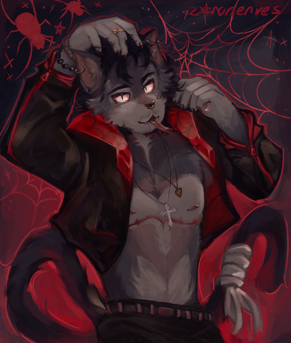 zer0nerves's tweet image. happy halloween and check out my bsky in bio
#furry #furryart #Halloween