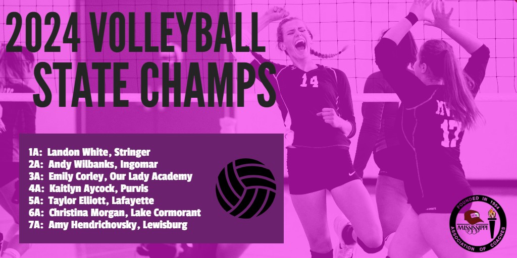 MACoaches's tweet photo. Congratulations to the following Volleyball Coaches &amp; their teams for winning State Championships! 🏐🏆 https://t.co/pXMXTSRM2V
