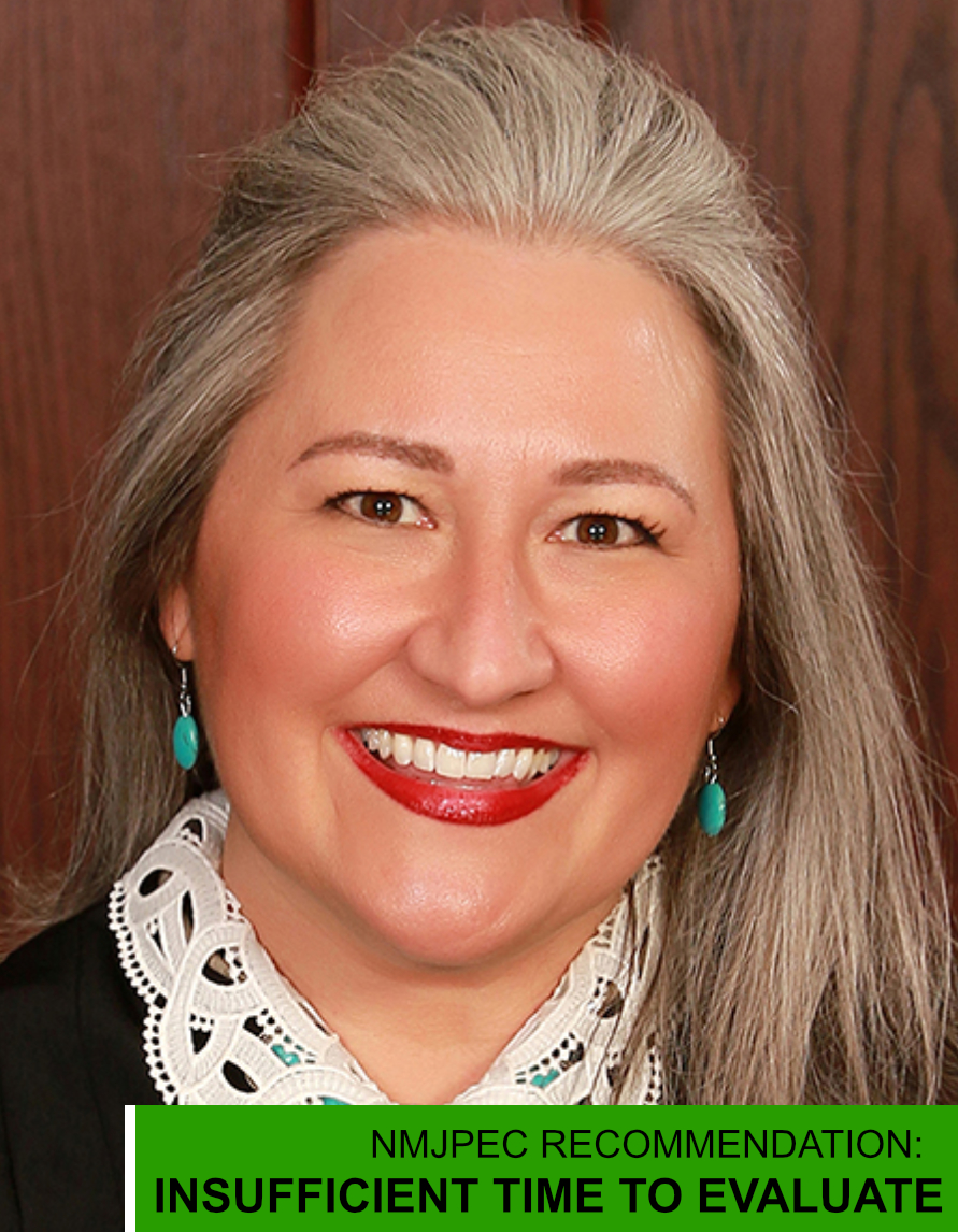 JPEC could not evaluate Judge Allison Martinez or make a recommendation to voters due to the evaluation time frame, JPEC’s rules, and New Mexico judicial retention laws. This is no reflection on Judge Martinez’s performance. bit.ly/3A87DPW