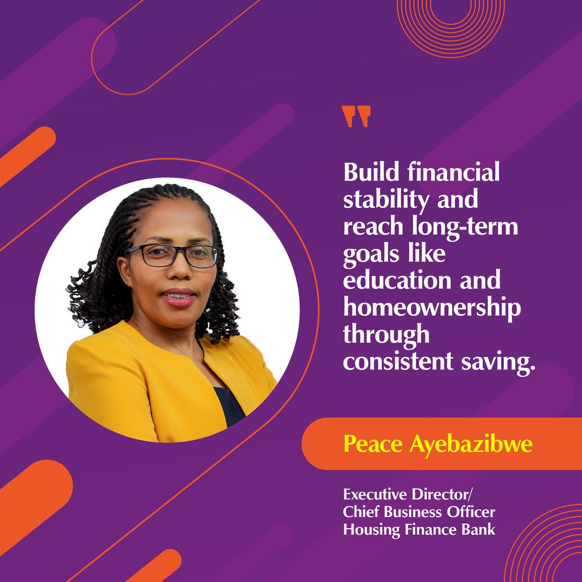 As we adapt to the shifting economic landscape, the importance of saving becomes increasingly fundamental.
<a href="/housingfinanceU/">Housing Finance Bank</a> is here to help Ugandans face the future with confidence by offering savings solutions tailored to your needs. 

For example, you can save for your child’s