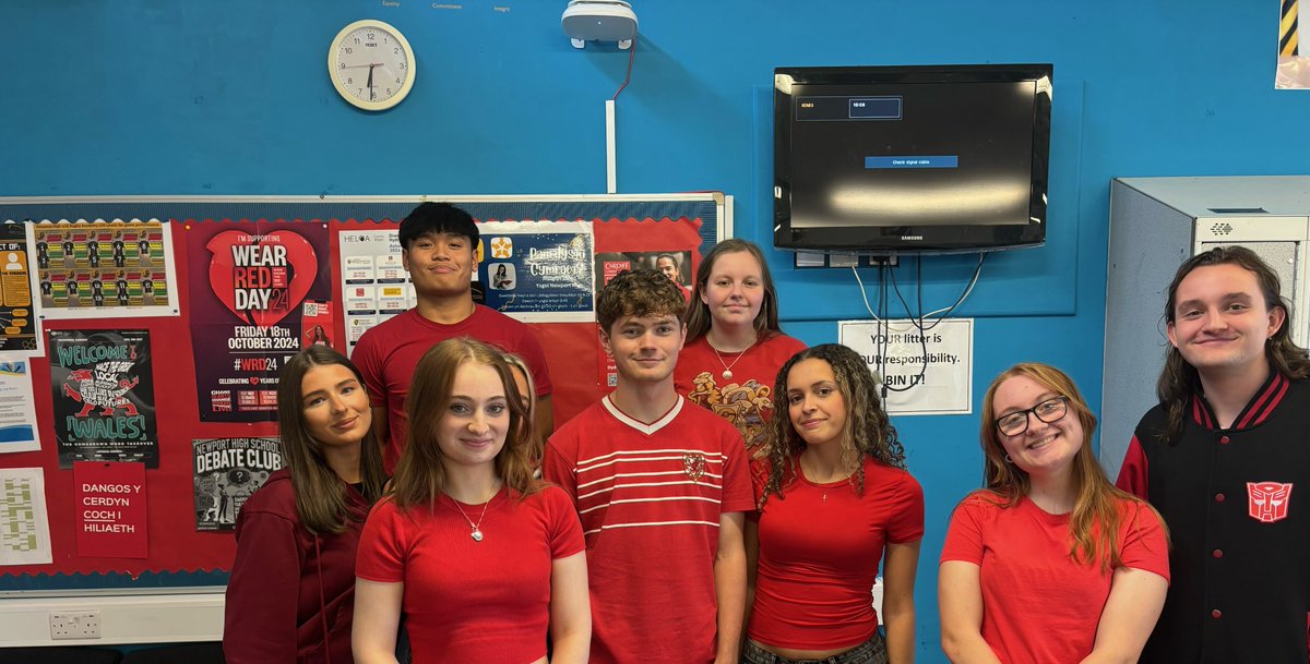 What a great Wear Red Day we had. Our 6th form student leaders supported our students to raise £480 to help Show Racism The Red Card eradicate racism and create an Anti Racist Wales #theredcardwales #srtrc #WRD24