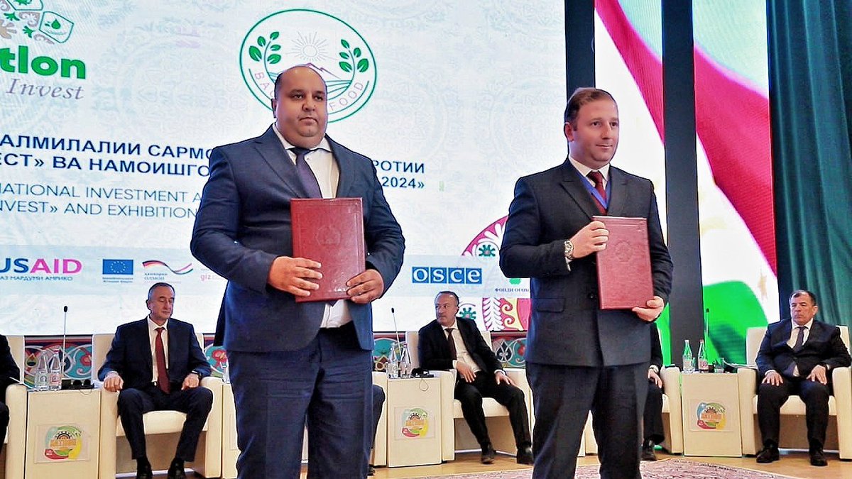 aliyev__ali's tweet photo. Tacikistan Respublikasının İxrac Agentliyi ilə əməkdaşlıq memorandumu imzaladıq. https://t.co/gu8VEYBkMh