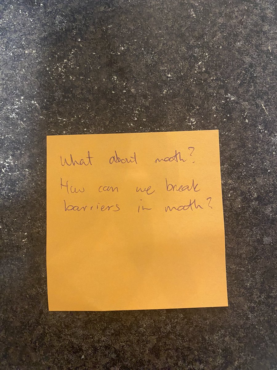 Jordan Rappaport (@jrappaport27) on Twitter photo Was collaborating with a team of high school educators last week on equitable instruction and disrupting barriers to equitable assessment. Of all the thoughts/wonderings shared, this stands out the most. For me, it’s
talking less, listening more and always be curious. <a href="/DanShuster/">Dan Shuster</a> Was collaborating with a team of high school educators last week on equitable instruction and disrupting barriers to equitable assessment. Of all the thoughts/wonderings shared, this stands out the most. For me, it’s
talking less, listening more and always be curious. <a href="/DanShuster/">Dan Shuster</a>