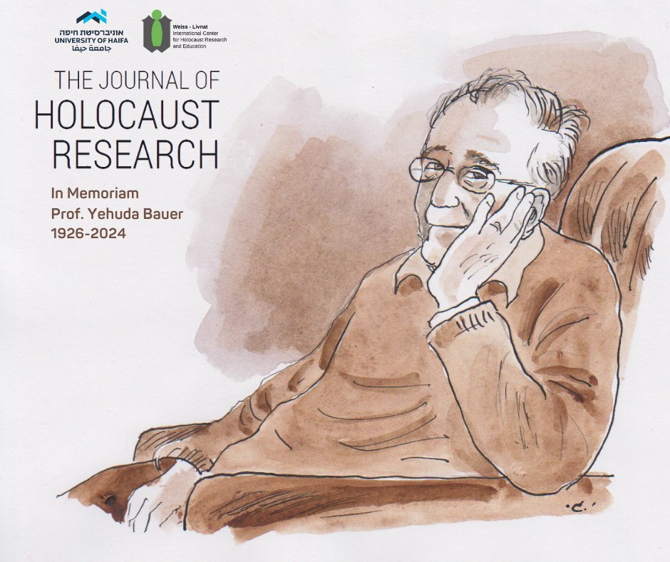 JHR_Haifa's tweet photo. We mourn the loss of Prof. Yehuda Bauer, a giant in Holocaust studies, whose research shaped our understanding of this crucial period.
In 2022, we dedicated special issues of @JHRhaifa to Prof. Bauer in honor of his 95th birthday (links in thread) https://t.co/Y6LDeWRPZg