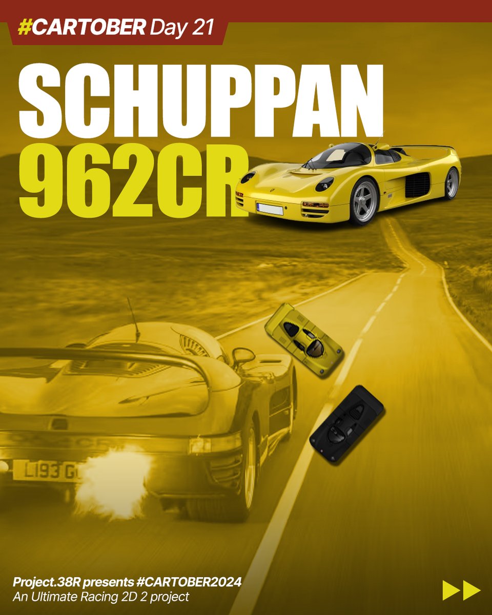 Project38R's tweet photo. Cartober Day 21 - Schuppan 962CR #UR2D2 https://t.co/qSmWyZsh8m